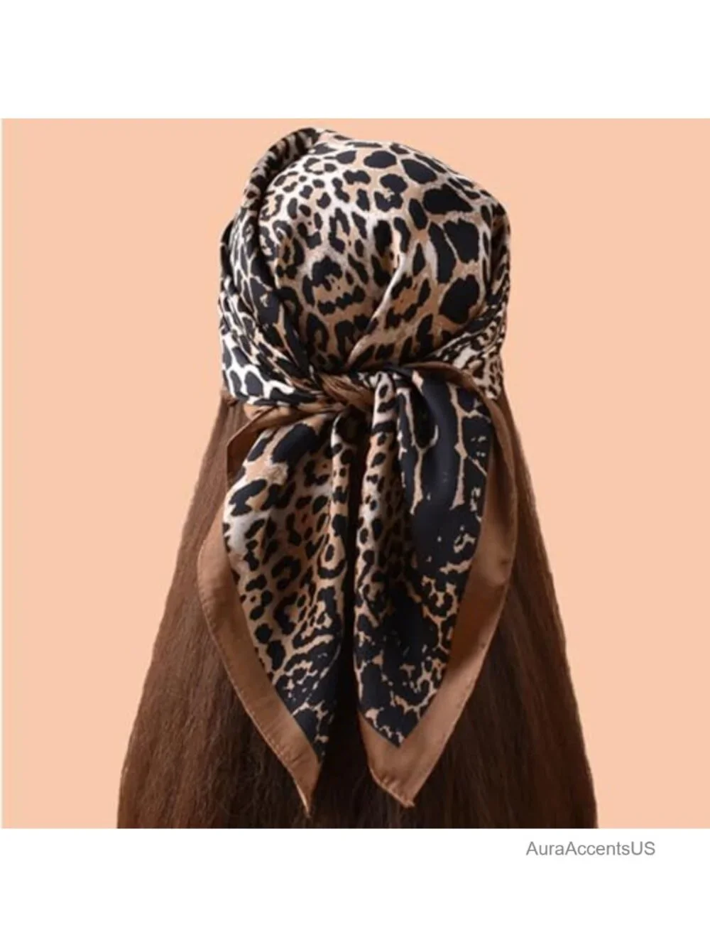 Lightweight Satin Square Scarf Head Scarf for Women, 27.5x27.5 inch